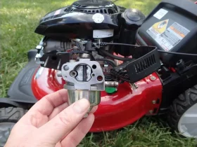 how to clean carburetor on craftsman lawn mower
