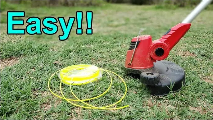 how to string a hyper tough weed eater
