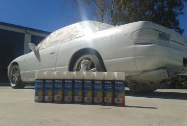 how many cans of spray paint to paint a car
